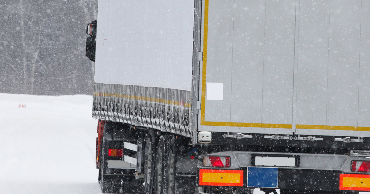 You are currently viewing Who Is Liable for Winter Weather Truck Accident?
